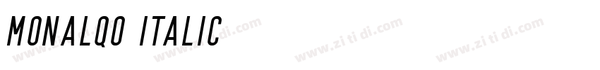 Monalqo Italic字体转换